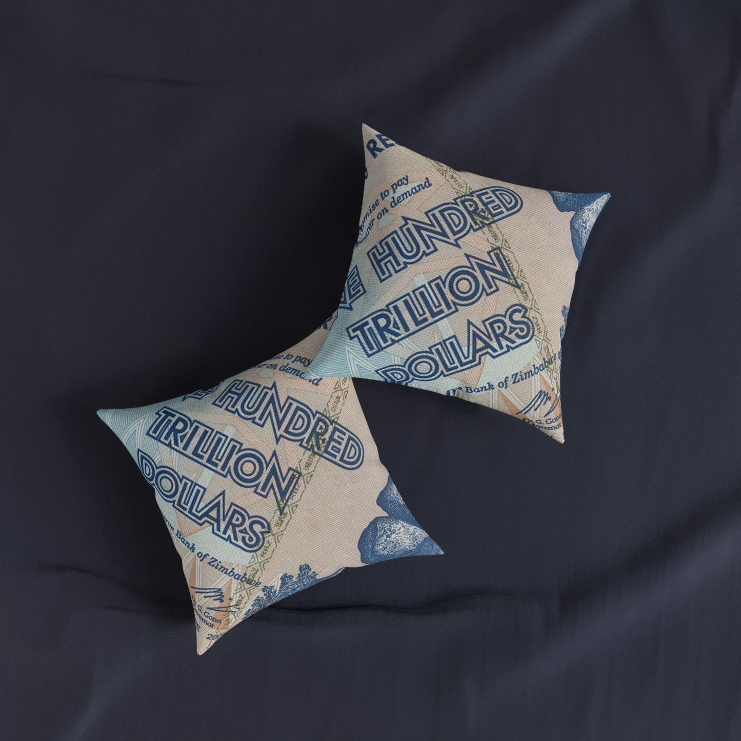 Trillion Dollar Decor Pillow, Unique