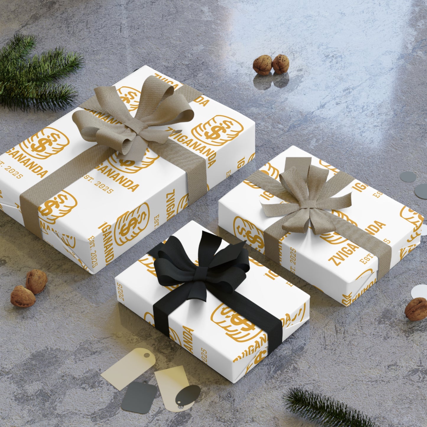 Elegant Gold Foil Gift Wrapping Paper Roll, Luxurious Gift Wrap for Birthdays, Weddings, Anniversaries, Special Occasions, Stylish [...]