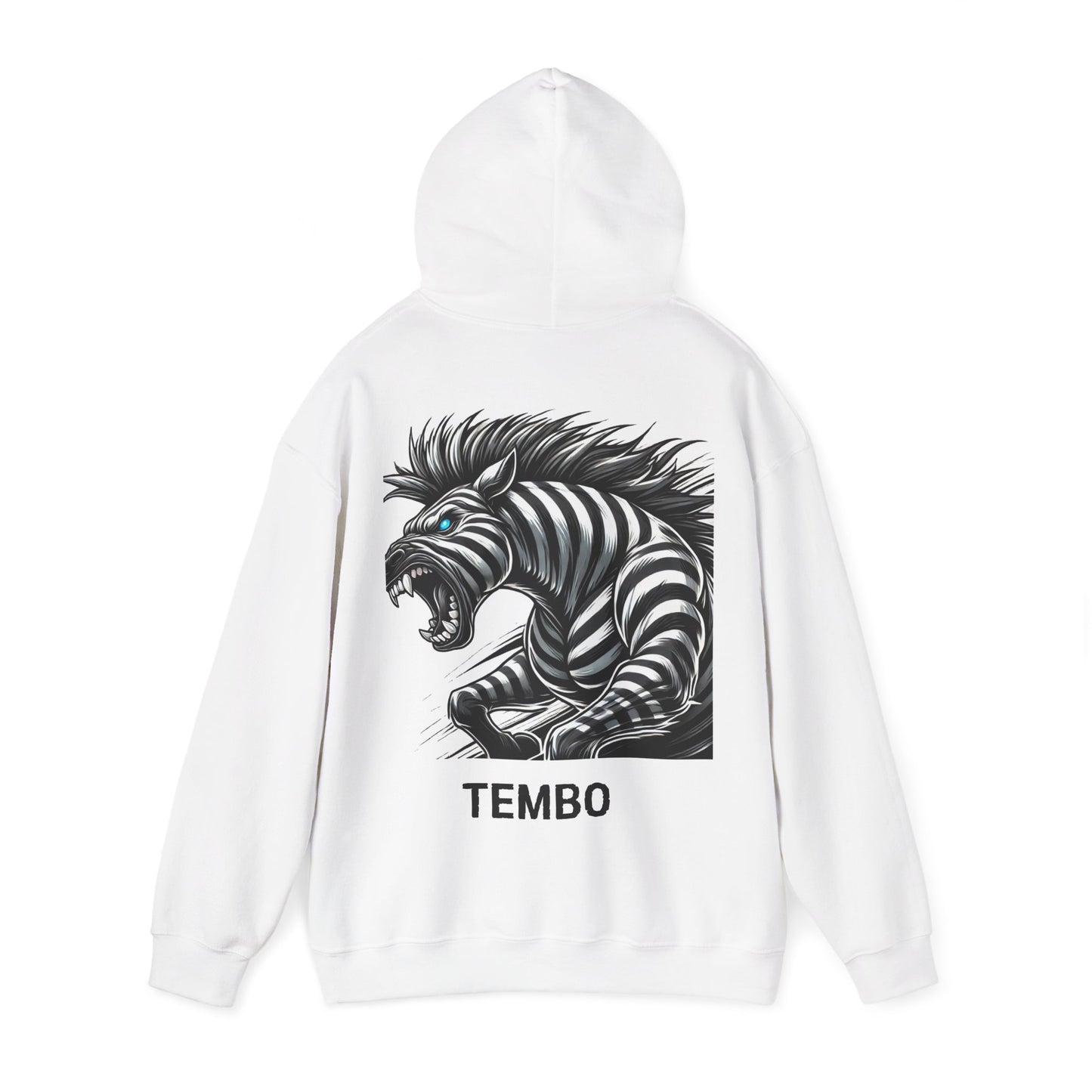 Bold Artistic Hooded Sweatshirt, Graphic Hoodie, Unisex Sweatshirt for Casual Wear, Unique Gift for Animal Lovers, Streetwear Fashion
