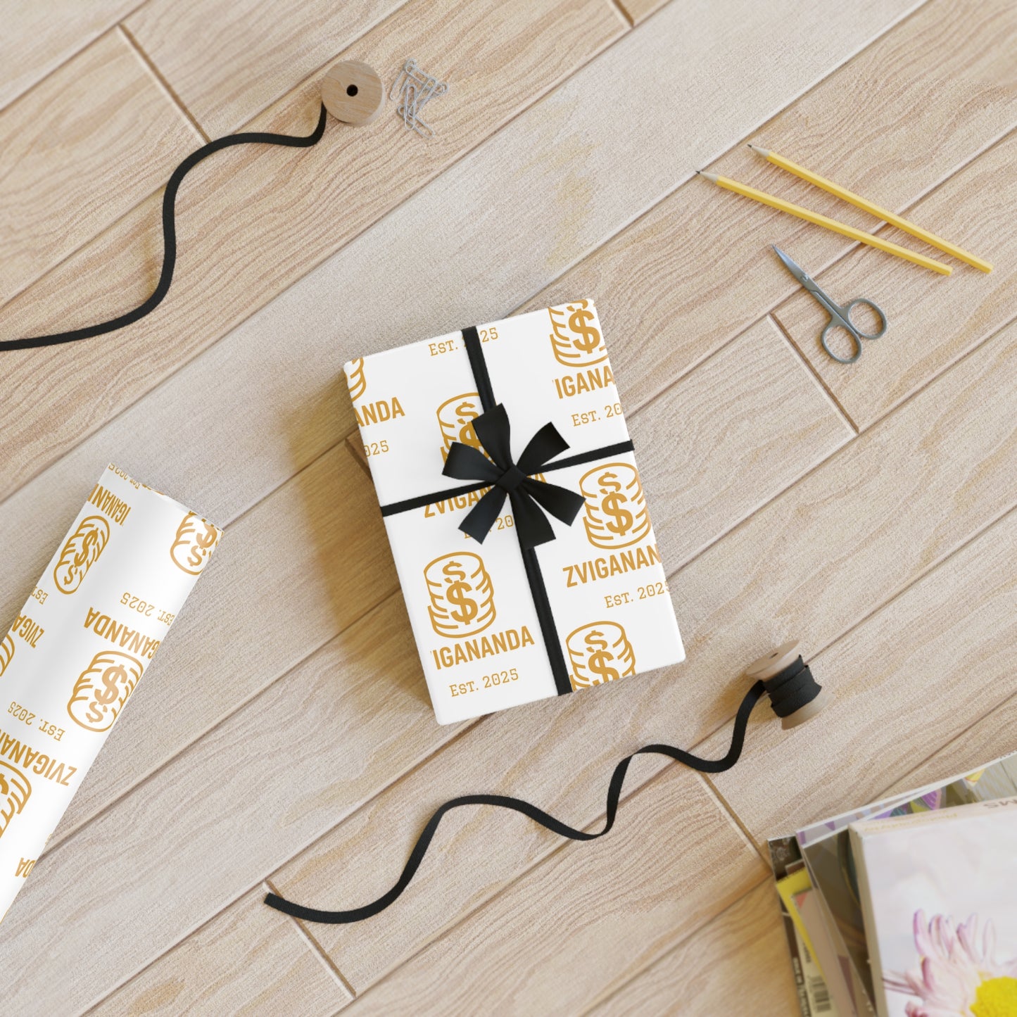 Elegant Gold Foil Gift Wrapping Paper Roll, Luxurious Gift Wrap for Birthdays, Weddings, Anniversaries, Special Occasions, Stylish [...]