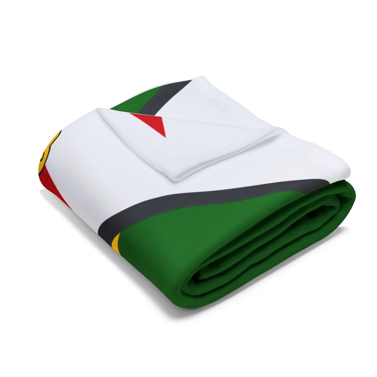 Colorful Zimbabwean Flag Arctic Fleece Blanket -