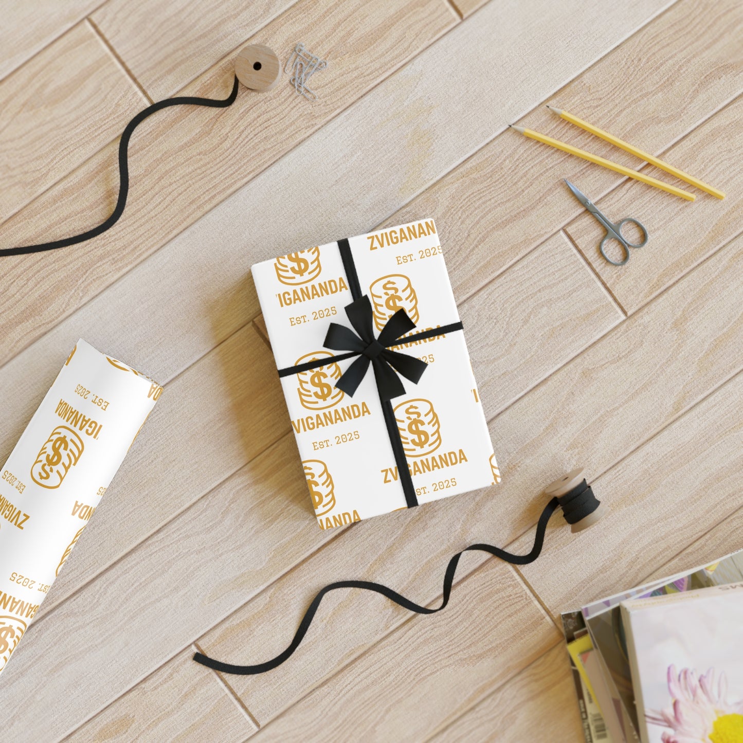 Elegant Gold Foil Gift Wrapping Paper Roll, Luxurious Gift Wrap for Birthdays, Weddings, Anniversaries, Special Occasions, Stylish [...]