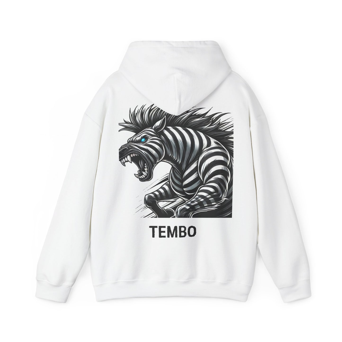 Bold Artistic Hooded Sweatshirt, Graphic Hoodie, Unisex Sweatshirt for Casual Wear, Unique Gift for Animal Lovers, Streetwear Fashion